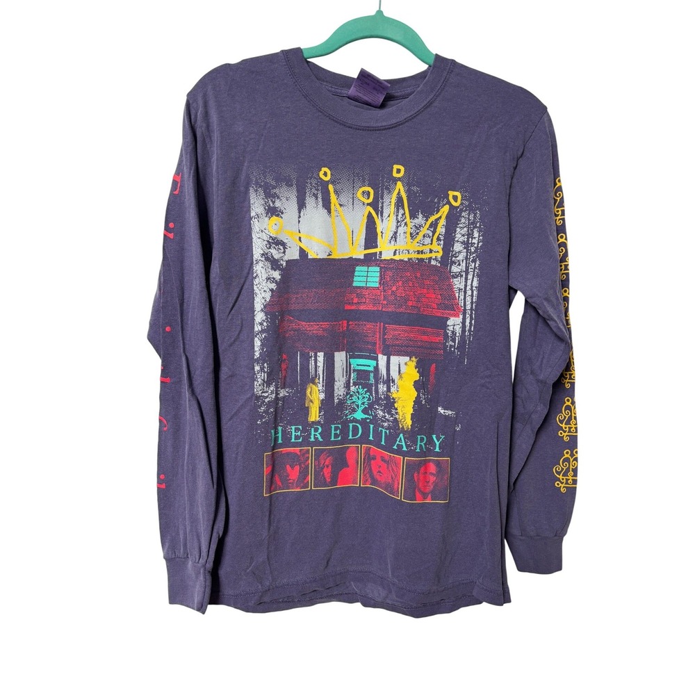 Graveyard Goods Comfort Colors A24 Hereditary Horror Purple Shirt‎ Small